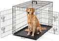 DUMOS 36 Inch Dog Crate, Foldable Small Medium Dog Cage Pet Kennel by DumosLifestyle