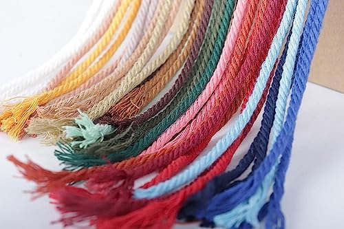 NOANTA Avocado Green Macrame Cord 3mm x 109yards, Cotton Rope Macrame Yarn - Image 2