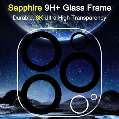 Ferilinso Camera Lens Protector for iPhone 14 Pro Max/15 Pro Max/14 15 Pro - Image 6