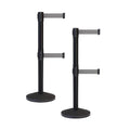Crowd Control Warehouse CCW Series RBB-100D Set of 2 Stanchion Retractable Belt by Crowd+Control+Warehouse