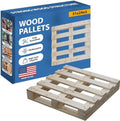 Greaton, Heavy-Duty 2-Way Entry Wooden Pallet – 31x24x5”, Industrial-Grade Hardwood Shipping Pallet, Durable, Reusable, Stackable, Easy to Handle, Commercial Use as a Floor-Pallet by Greaton