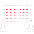 RoadHero 6 Pack 4 FT to 6.9 FT Retractable Cone Bar, Expandable Traffic Cone by RoadHeroUS