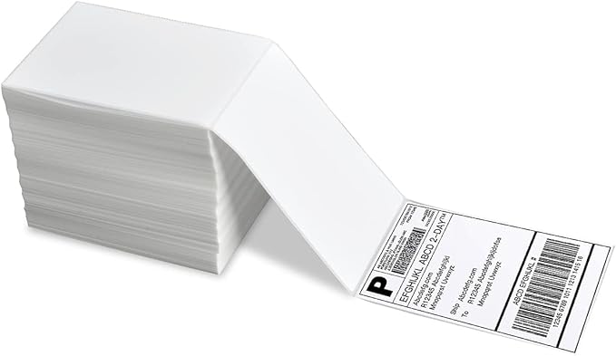 FungLam 4" x 6" Direct Thermal Shipping Labels by FungLam