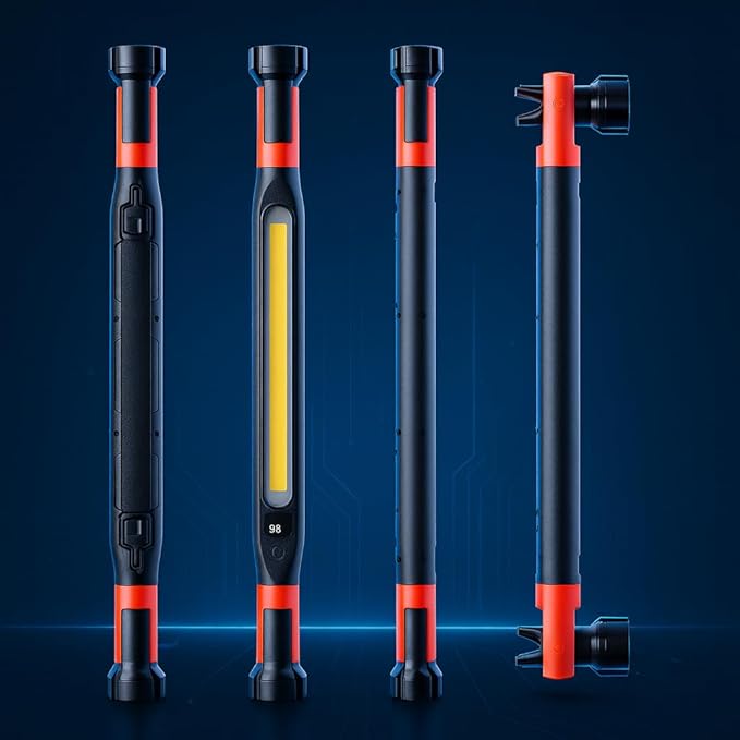 2026 Magnetic Rechargeable LED Work Light Bar, Under Hood Mechanic Light - Image 5