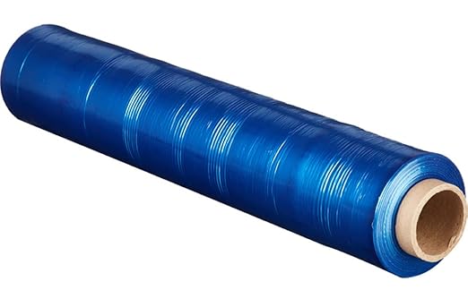 APQ 4 Rolls of Blown Hand Stretch Film 18" x 1500'. Blue Hand Stretch Wrap - Image 8