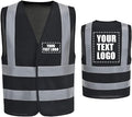 AYKRM 12 colour High visibility viz vest hi vis viz reflective work by AYKRM