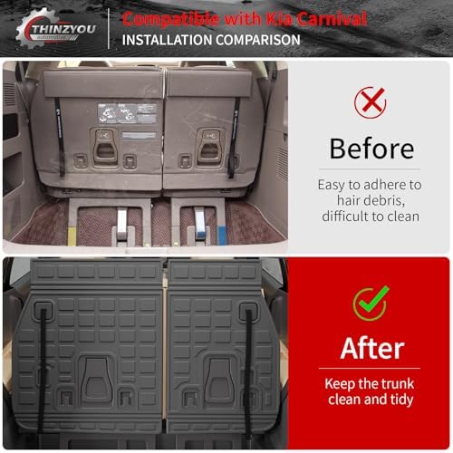 Cargo Mat for 2022-2026 Kia Carnival Gas/2025 2026 Carnival Hybrid - Image 2