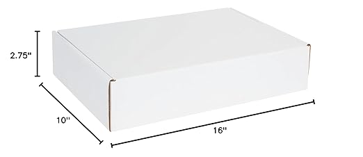 Box USA 16" Deluxe Shipping Boxes 16"L x 10"W x 2 3/4"H, Gifts or Bulk Business - Image 10