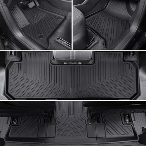 Floor Mats for Chevy Traverse 2018-2023 7 Seats w/Captain Chair - Image 2
