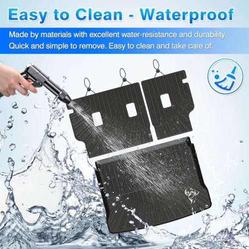Bronco Floor Mats - Car Mats for Ford Bronco Sport 2021-2026 (Only for Sport) 4-Door, All Weather Floor Mats and Cargo Liner with Backrest Mat for Bronco Accessories, Heavy Duty Rubber Mats - Image 6