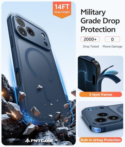 FNTCASE for iPhone 18 Pro Max Case/iPhone 17 Pro Max Case, Screen Protector - Image 6