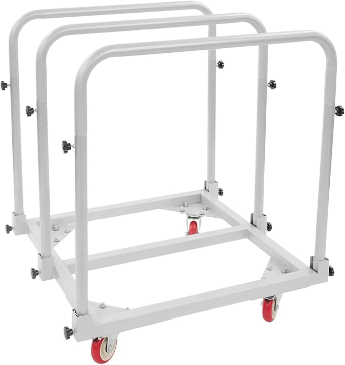 Undercat Steel Panel Truck, Heavy Duty Lumber Drywall Dolly, 1400lbs Platform - Image 7
