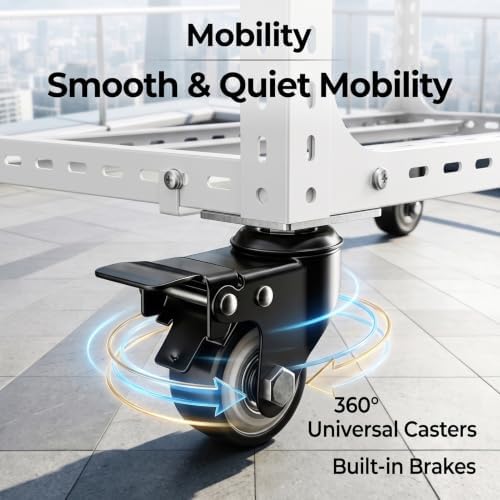 Commercial Display Cart On Wheels Mobile Vendor Stand 50kg Capacity - Image 5