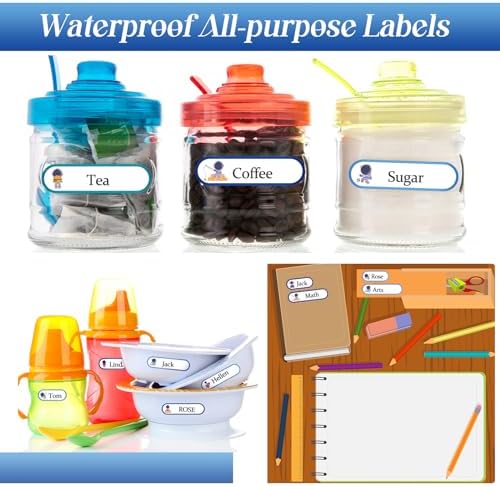Waterproof Name Labels for Kids Daycare 320 Pcs, Astronaut - Image 6