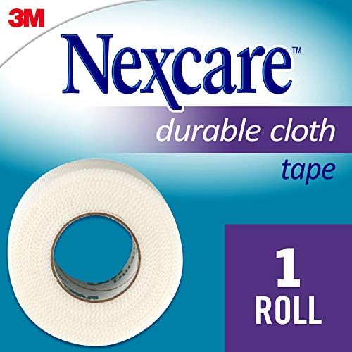 Nexcare Durapore Durable Cloth Tape, 1 Inch x 10 Yards, 1 Roll, Strong Adhesive First Aid Medical Tape, Breathable, Latex-Free, Hypoallergenic - Image 2