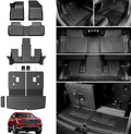Floor Mats for 2017-2023 GMC Acadia 6 Seat Captain Chairs by Houclemic
