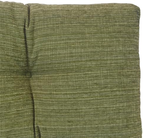 Klear Vu The Gripper Non-Slip Tufted Bench Cushion for Indoor Furniture, Assembled in USA, Entryway Storage, Bay Window, Corner Nook or Piano Seat, 30 Inches, Chenille Green - Image 4