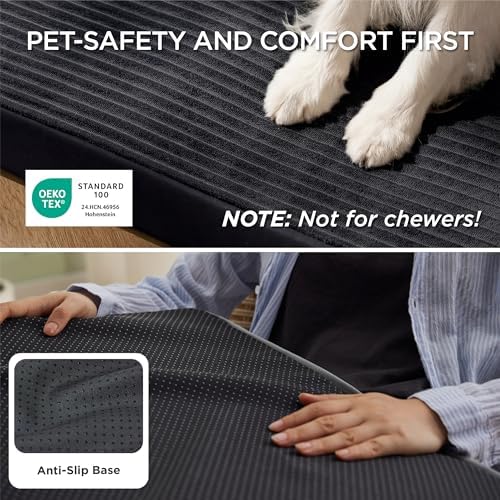 Bedsure ComfyFleece Small Dog Bed with Washable Cover, 23x17 Cat Puppy Bed - Image 4