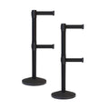Crowd Control Warehouse CCW Series RBB-100D Set of 2 Stanchion Retractable Belt by Crowd+Control+Warehouse