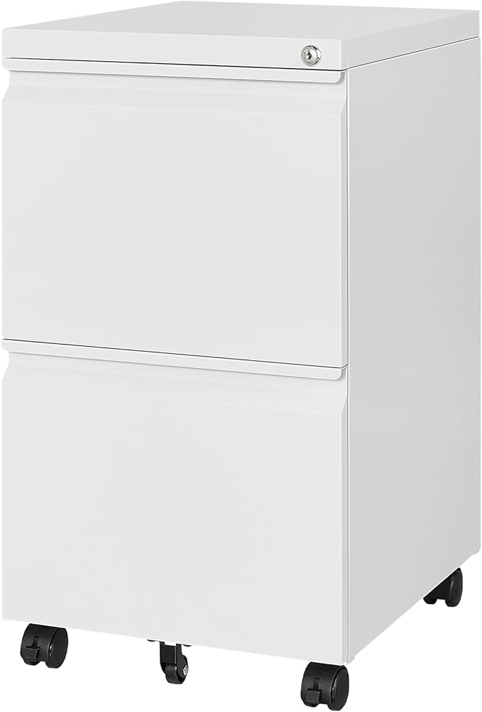 2 Drawer Mobile File Cabinet by Anxxsu