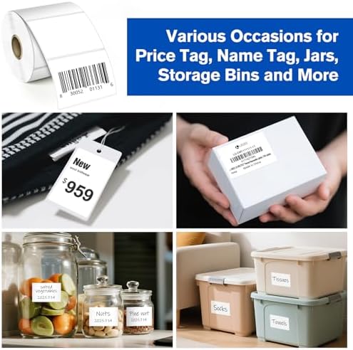 LLIKED 3"x2" Removable Labels 700 Thermal Labels with No Residue - Image 7