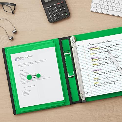 Staples Better 1.5-Inch 3-Ring Binder, Green, Heavy-Duty - Image 6