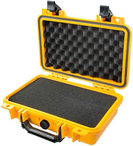 Eylar Protective Gear and Camera Hard Case Waterproof Dry Box with Foam 11.6 Inch 8.3 Inch 3.8 Inch (Yellow) - Image 4