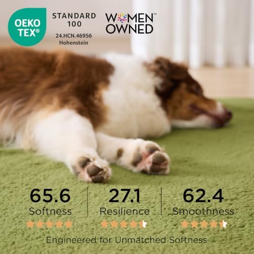 Bedsure XL Dog Bed, Extra Large Pet Bed with Comfy Sherpa,44x32 Dark Green - Image 2