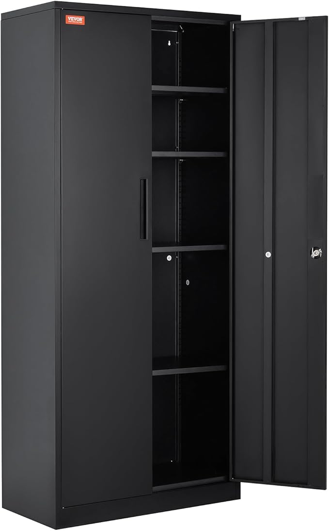 VEVOR Metal Storage Cabinet, Steel Locking Storage Cabinet - Image 10