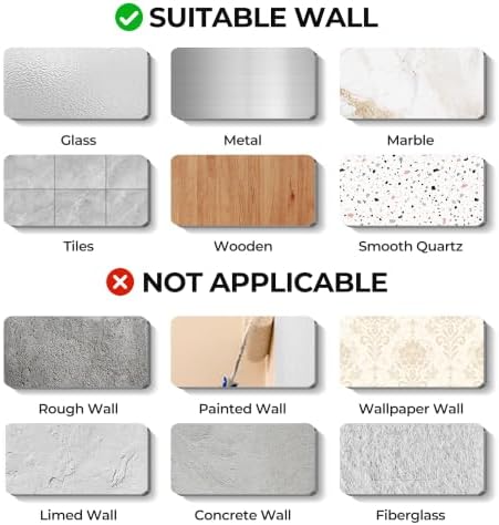 Nieifi Adhesive Shower Shelves, Clear, 5 Pieces - Image 6