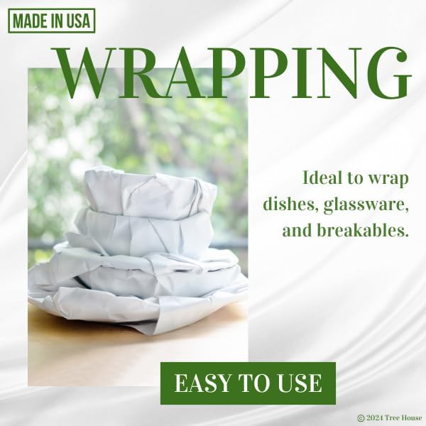 Tree House Packing Paper for Moving – 240 LARGE Newsprint Packing Paper Sheets - Image 3