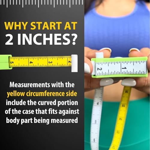 Perfect Body Tape Measure - 80 Inch Automatic Telescopic Tape Measure - Retractable Measuring Tape for Body: Waist, Hip, Bust, Arms, and More (Black - 80 inch) - Image 4