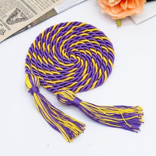 GraduationMall Graduation Honor Cord 68" PurpleGold - Image 2