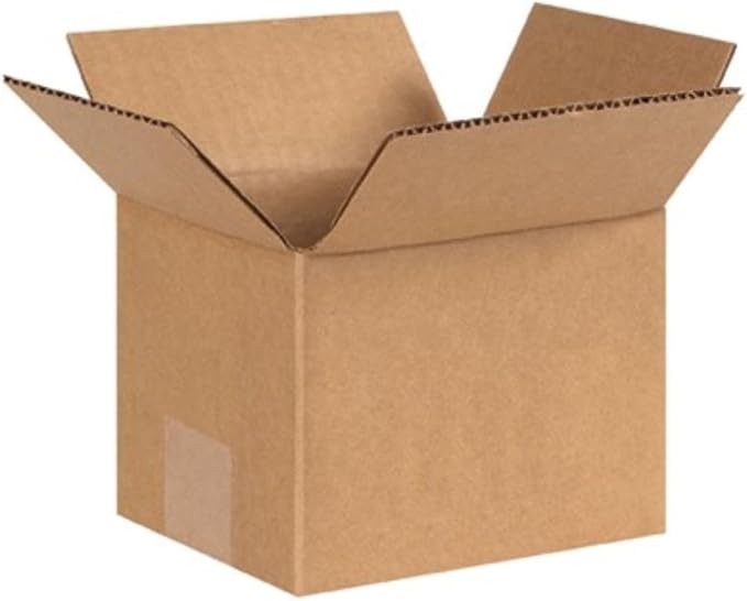 Secure Seal - 7x6x5 Pack of 100 Corrugated Cardboard Packing Shipping Mailing by Secure+Seal