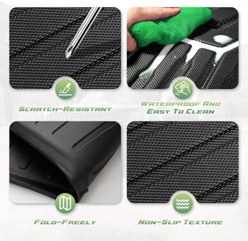 Cartist Cargo Mat & Backrest Mat Fits for Nissan Pathfinder 2022 2023 2024 2025 2026(7/8 Seats) All Weather TPE Trunk mat for Pathfinder Car Accessories for Pathfinder 2022-2026 - Image 4