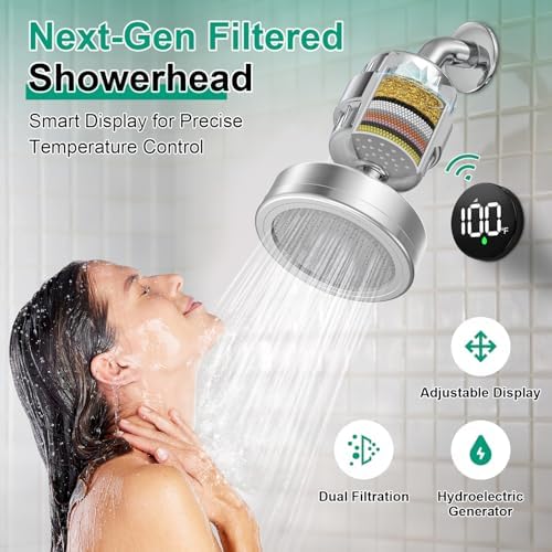 Longriver Tem8 Luxury Filtered Shower Head with Temperature Display - Image 6