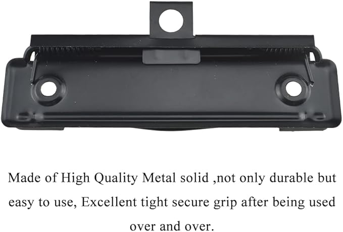 HAHIYO 3.94 Inches Black Metal Clipboard Clips - Image 3