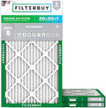 Filterbuy 20x30x1 Air Filter MERV 8 Dust & Allergy Defense (3-Pack) by Filterbuy