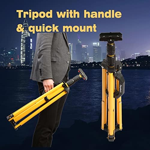 180W 20000 Lumen Dual-Head LED Work Light with Tripod Stand, 4 Brightness Adjustable, IP 65 Waterproof 10 Ft Power Cord - Image 3