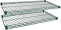 Green Epoxy Wire Shelf |Pack of 2 Shelves| for Storage in Humid Environments | Ideal for Restaurants, Stores, Businesses and Homes (Green Epoxy Wire Shelves, 30''W x 60''L) by Regal+Altair