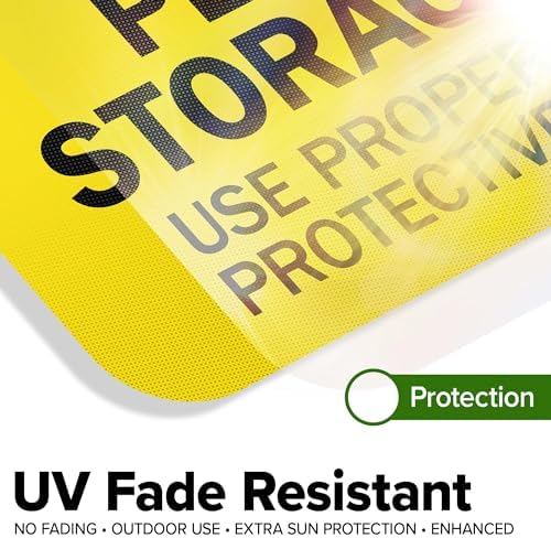 Caution Pesticide Storage Area Use Proper Personal Protective Equipment Sign, 12x18 Inches, 3M EGP Reflective .063 Aluminum, Fade Resistant, Made in USA by My Sign Center - Image 4