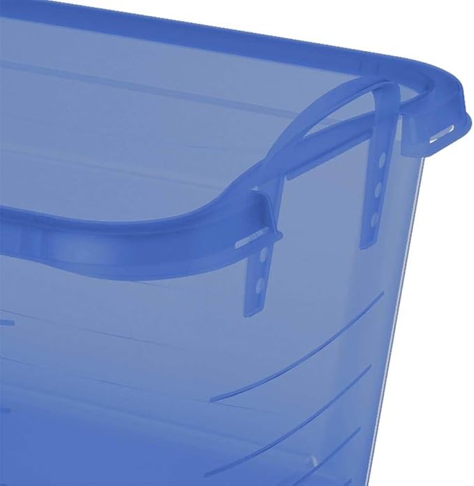 Life Story 12 Pack Light Duty Stackable Storage Bin, 55 Quart Home Organizer - Image 8