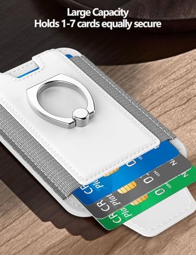 for Magsafe Wallet with Grip, 6-Card Holder; Stronger Magnetic Phone Wallet - Image 2