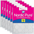 Nordic Pure 18x20x1 Tru Mini Pleat MERV 10 AC Furnace Air Filters 6 Pack by NordicPure