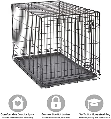 New World by Midwest 36-Inch Single Door Crate, M-L Breeds, 41-70 lbs - Image 3