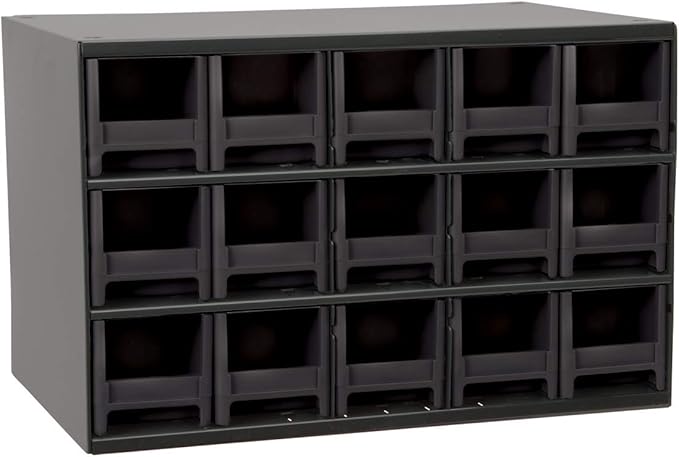 Akro-Mils Steel Garage Storage Cabinet, Small Parts Organizer Metal Cabinet by Akro-Mils