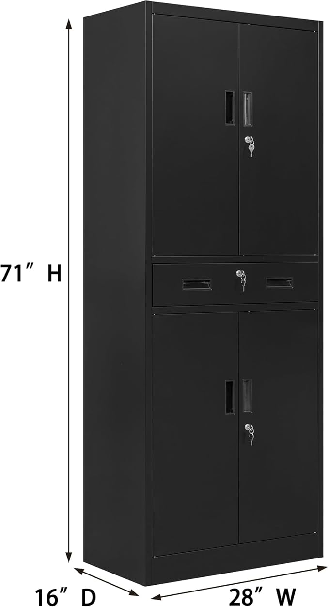 Metal Storage Cabinet, Steel Cabinet - Image 3