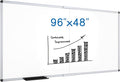 VIZ-PRO Magnetic Dry Erase Board, 96 X 48 Inches, Foldable Wall-Mounted by VIZ-PRO