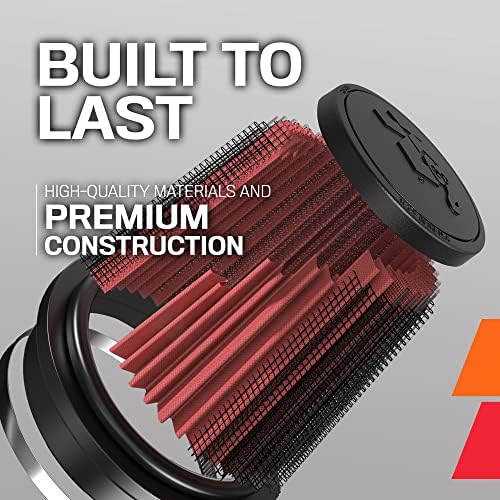 K&N High-Flow Original Lifetime Universal Clamp-On Air Filter: High Performance, Premium: Flange Diameter: 4 In, Filter Height: 5.5 In, Flange Length: 1.125 In, Shape: Round Tapered, RG-1001RD - Image 5