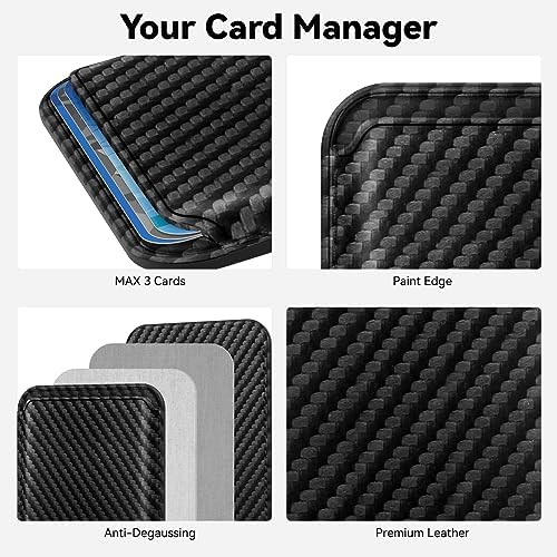 Magnetic Wallet Cell Phone Card Holder for Phone Case with Mag-Safe - Image 3